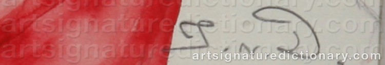 Signature by Ingrid Von DARDEL