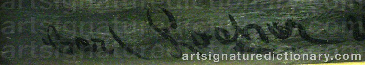 Signature by Carl LOCHER