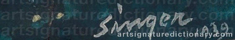 Signature by Clyde SINGER