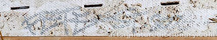 Authentic signature by Pete ‘Pete St’ STREET on artwork