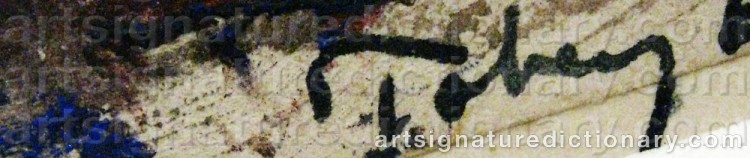 Signature by Mark TOBEY
