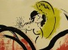 Close-up details showing Marc CHAGALL signature forgery characteristics