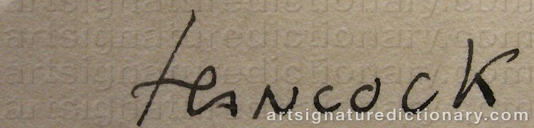 Signature by Robert HANCOCK