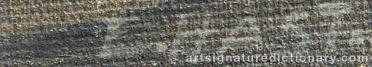 Authentic signature by Erik HAST on artwork