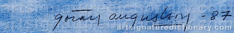 Signature by Göran AUGUSTSON
