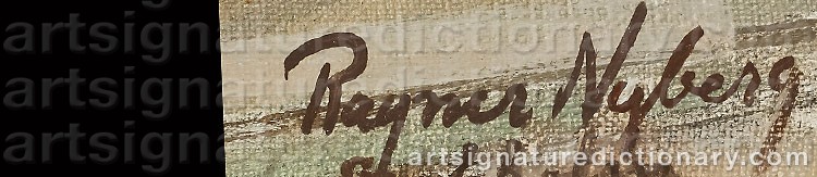 Signature by Ragnar NYBERG