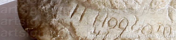 Signature by Helge HÖGBOM