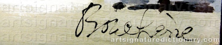 Signature by Dimitri Dimitrievich BOUCHENE