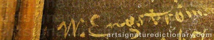 Signature by Wilhelm ‘Ville’ ENGSTRÖM