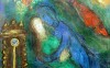 Close-up details showing Marc CHAGALL signature forgery characteristics