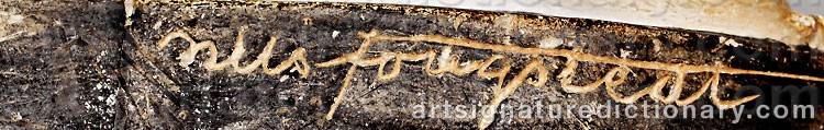 Signature by Nils FOUGSTEDT