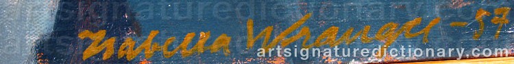 Signature by Isabella WRANGEL