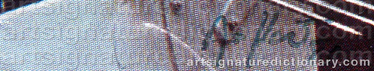 Authentic signature by Jiri KOLAR on Other artwork
