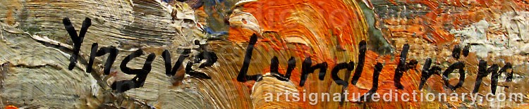 Signature by Yngve LUNDSTRÖM