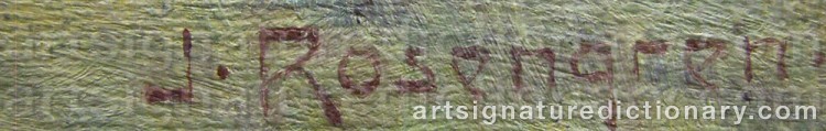 Signature by Jean ROSENGREN