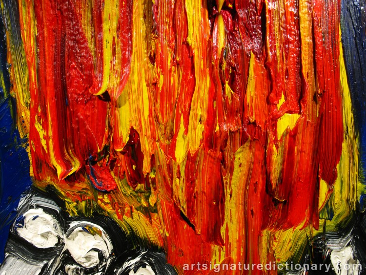 Close-up details showing Bengt LINDSTRÖM signature forgery characteristics