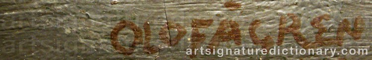Signature by Olof ‘Olle’ ÅGREN