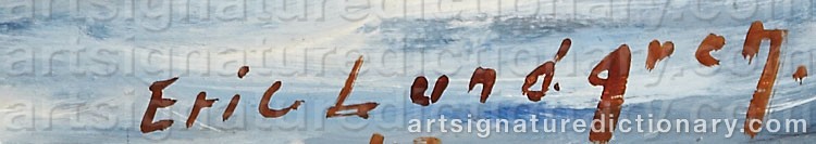 Signature by Eric LUNDGREN