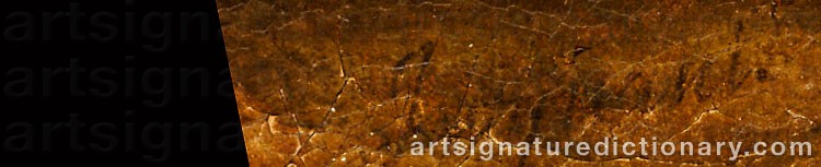 Authentic signature by Jan WYNANTS on Painting/Watercolour artwork