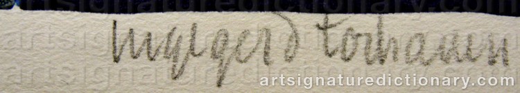 Signature by Ingegerd TORHAMN