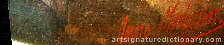 Signature by Anna NORDGREN