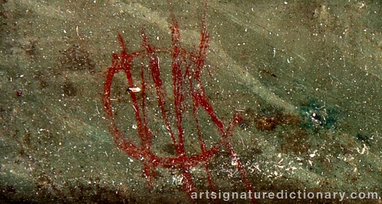 Authentic signature by William Callcott KNELL on Painting/Watercolour artwork