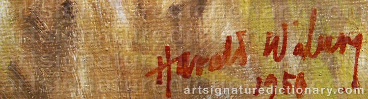 Signature by Harald WIBERG