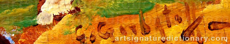 Signature by Konstantin Ivanovich GORBATOV