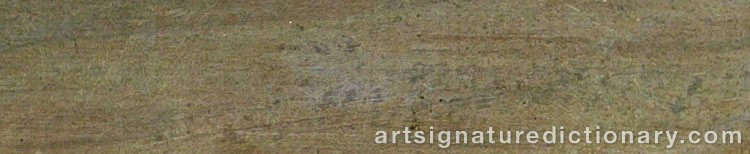 Authentic signature by Bernard LENNON on  artwork