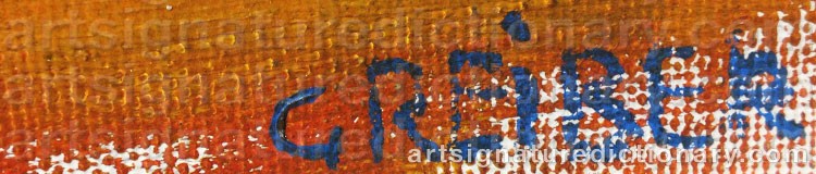 Signature by Gunnar GREIBER