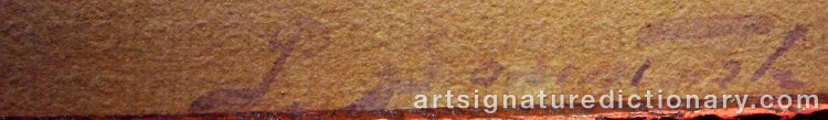Signature by Richard Karlovich ZOMMER