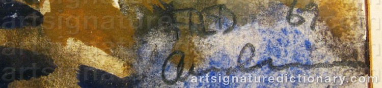 Signature by Fred ANDERSSON