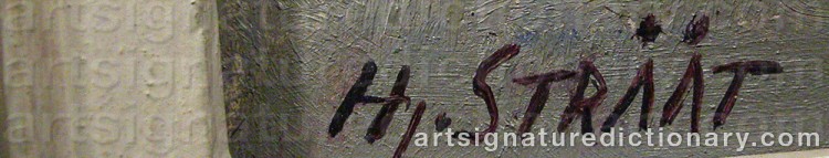 Signature by Hjalmar STRÅÅT