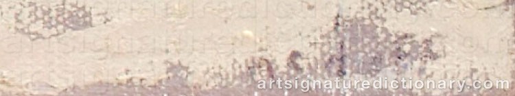 Authentic signature by Robert C. ELLIS on  artwork