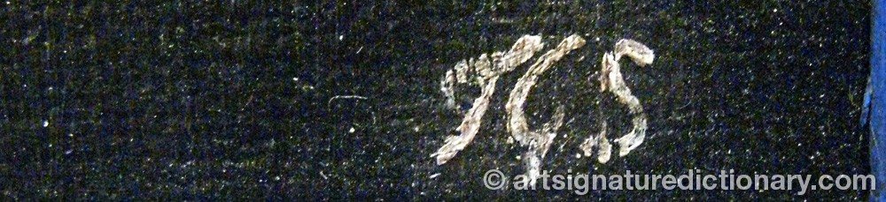 Authentic signature by Tommy G. SUNDMAN on  artwork