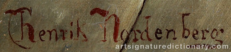 Signature by Henrik NORDENBERG