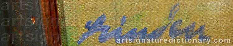 Signature by Helge LINDEN