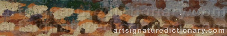Authentic signature by Y. GIANNI on Painting/Watercolour artwork