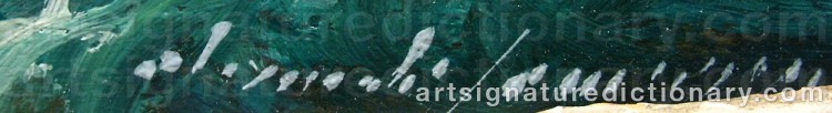 Signature by Alexander JAMIESON