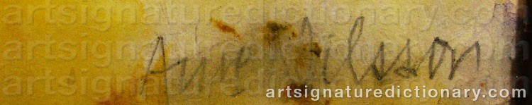 Signature by Arne NILSSON