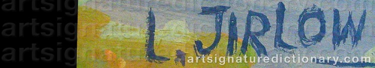 Signature by Lennart JIRLOW