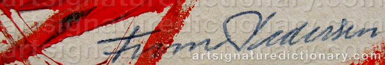 Signature by Finn PEDERSEN