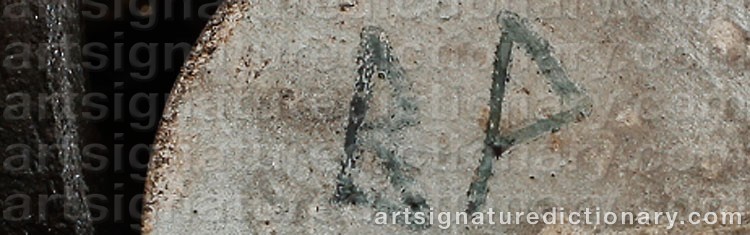 Authentic signature by Bob PASTERKAMP on  artwork