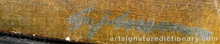 Signature by Gunnar JOHANSSON