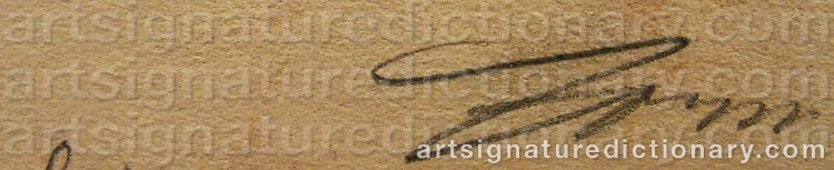 Signature by Anders ZORN