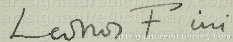 Signature by Leonore FINI
