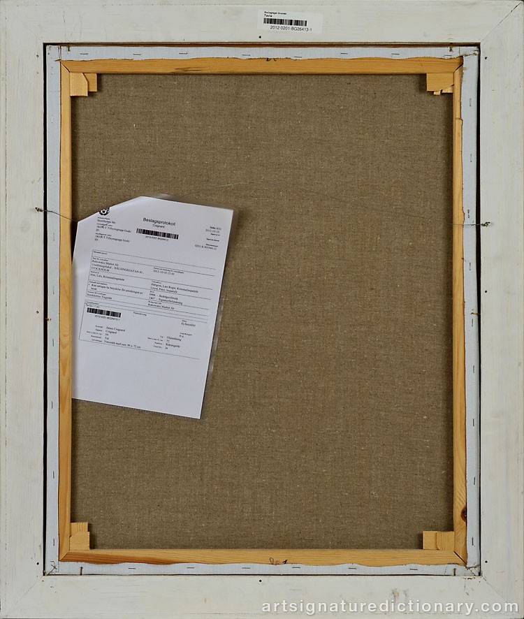 Close-up details showing James COIGNARD signature forgery characteristics