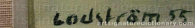Signature by Georg LODSTRÖM
