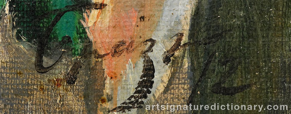 Signature by Osip Emanuelovich BRAZ