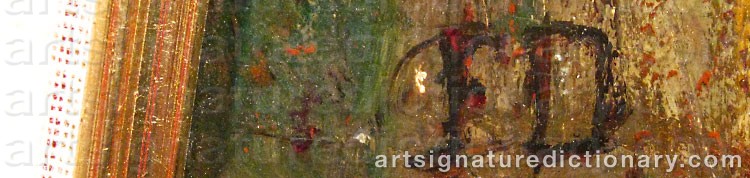 Signature by Fritz Von DARDEL